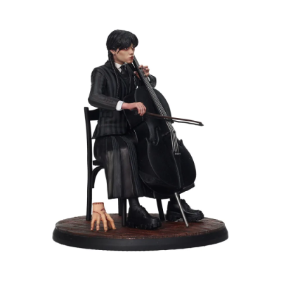 Wednesday Addams avec Violoncelle - Figurine 15cm