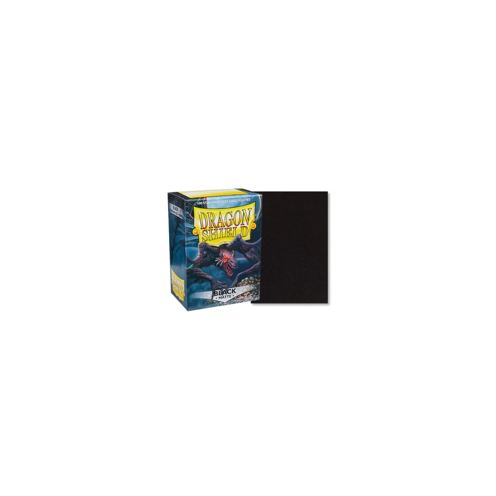 100 Pochettes Dragon Shield Matte Black