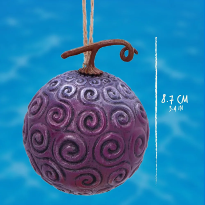 One Piece Ornement Suspendu Fruit du Gum-Gum 8 cm
