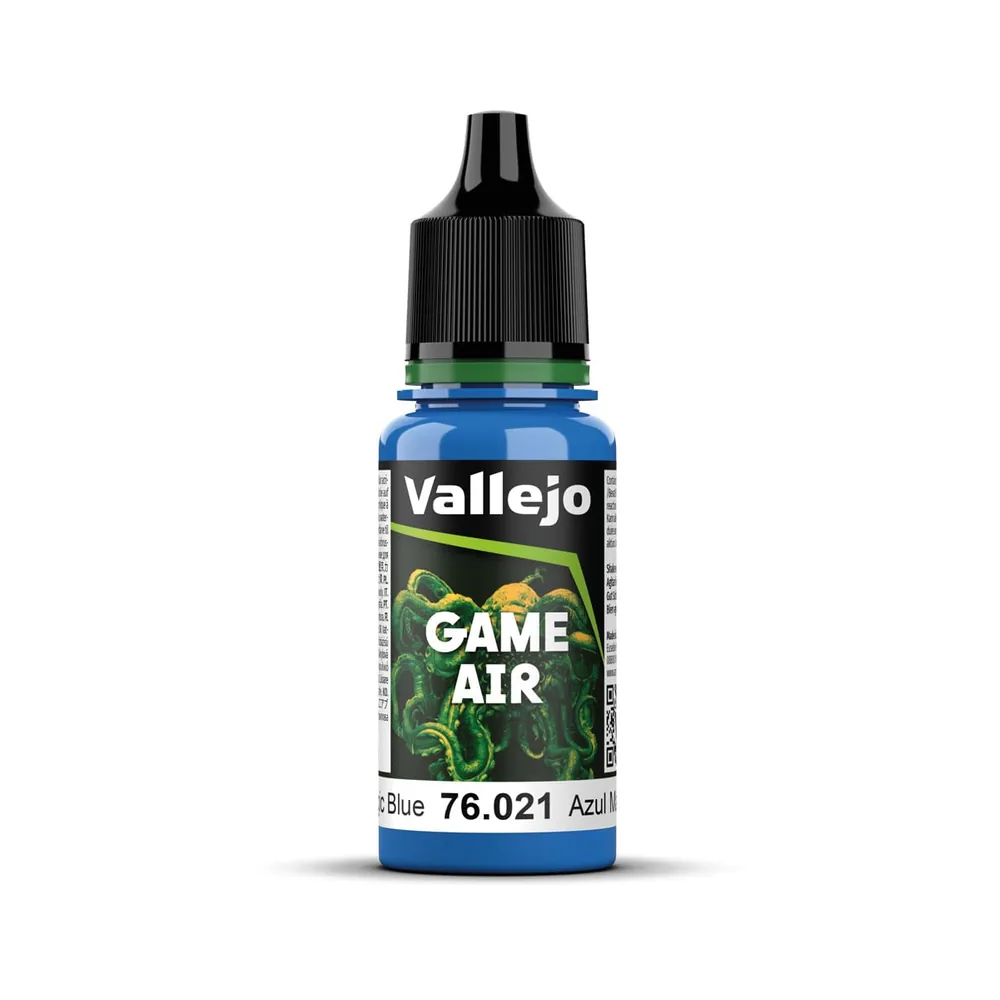 Magic Blue - Peinture Aérographe Game Air 18ml - Vallejo