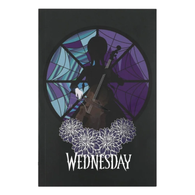 Carnet Mercredi Vitrail - Wednesday Nevermore Academy