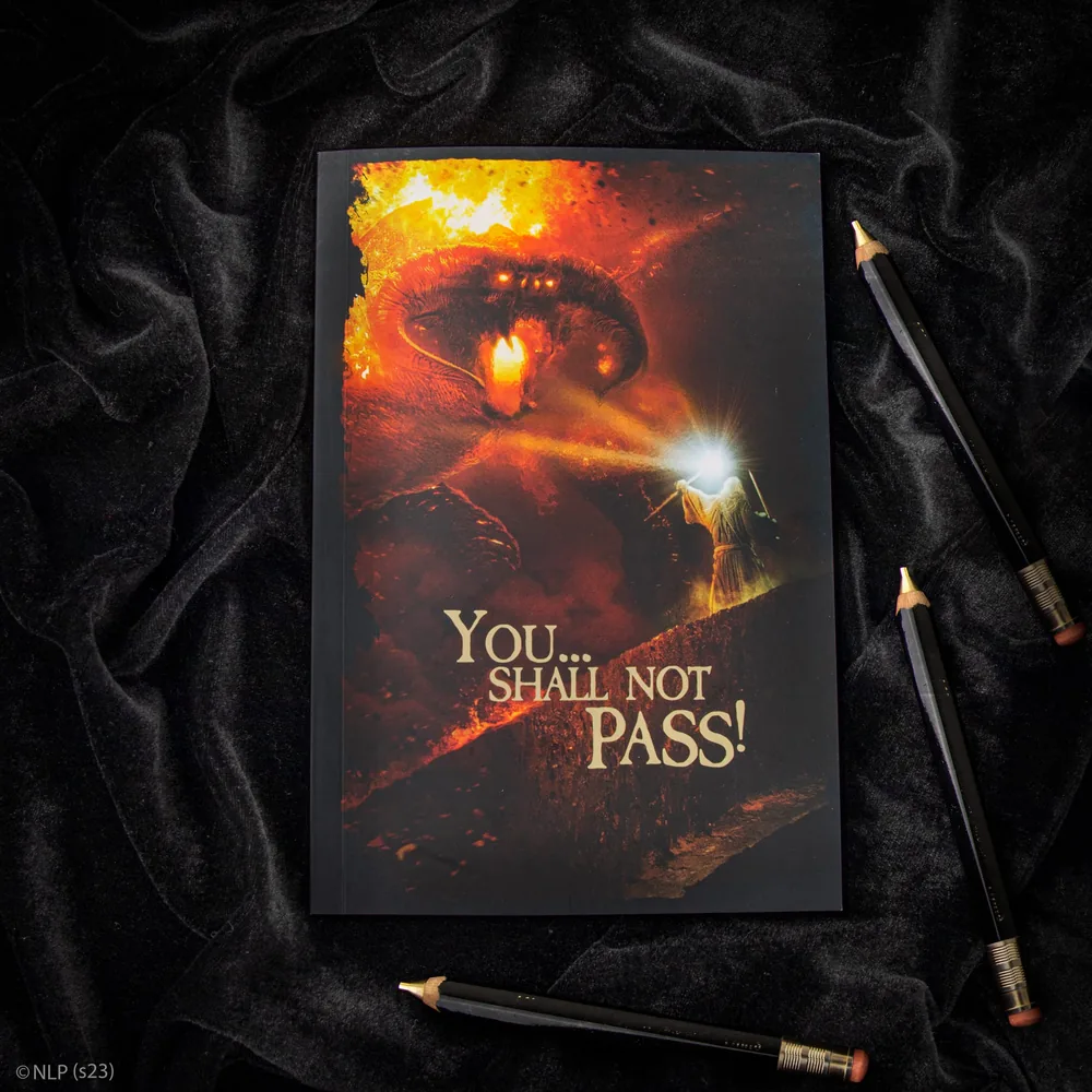 Le Seigneur des Anneaux - Carnet You Shall Not Pass