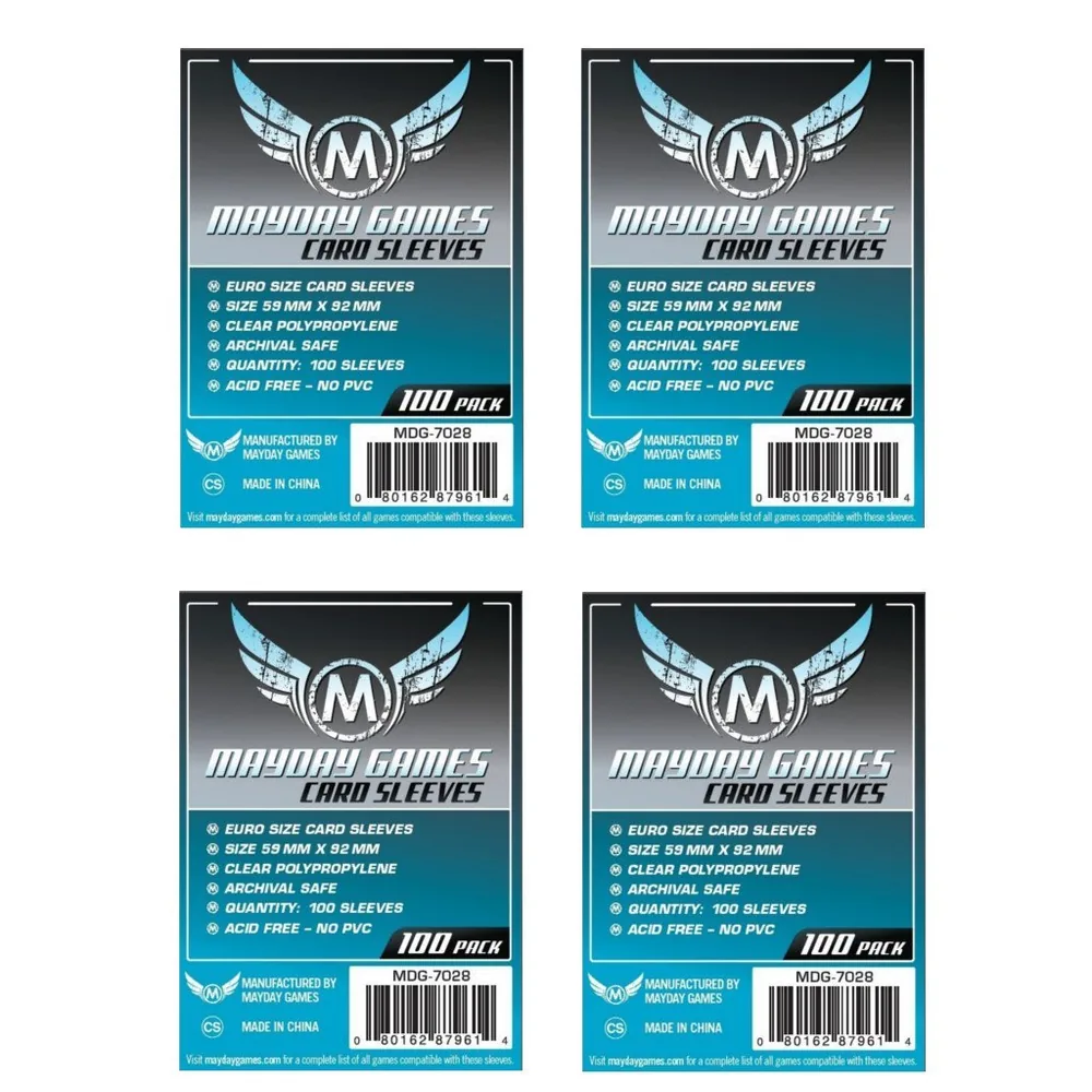 Sleeves Mayday Euro Standard 59x92mm (100)