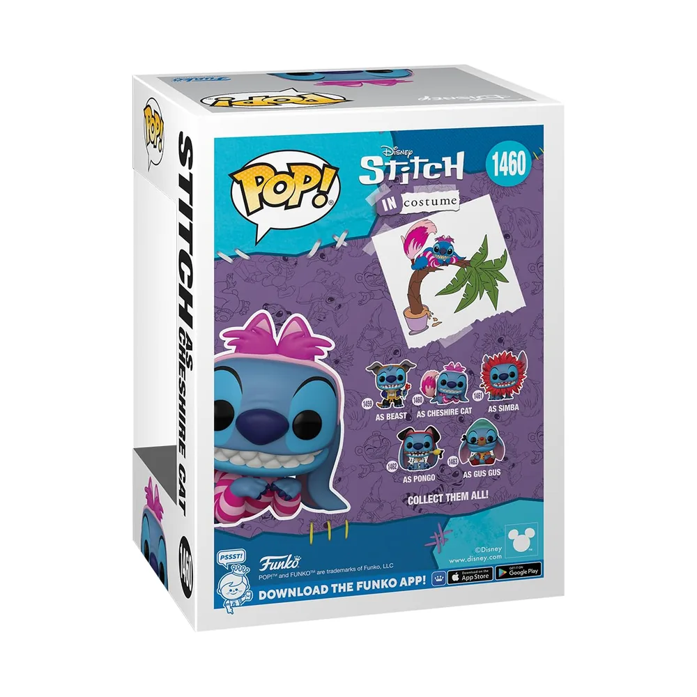 Funko Pop Disney Stitch Costume Chat du Cheshire