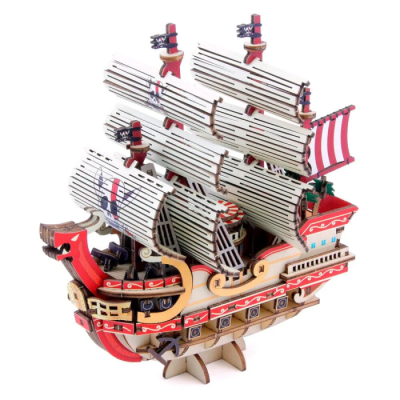 One Piece - Red Force - Maquette Bois Wa-Gu-Mi 183 Pièces