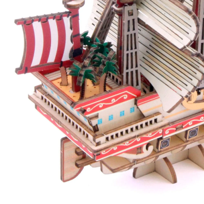 One Piece - Red Force - Maquette Bois Wa-Gu-Mi 183 Pièces