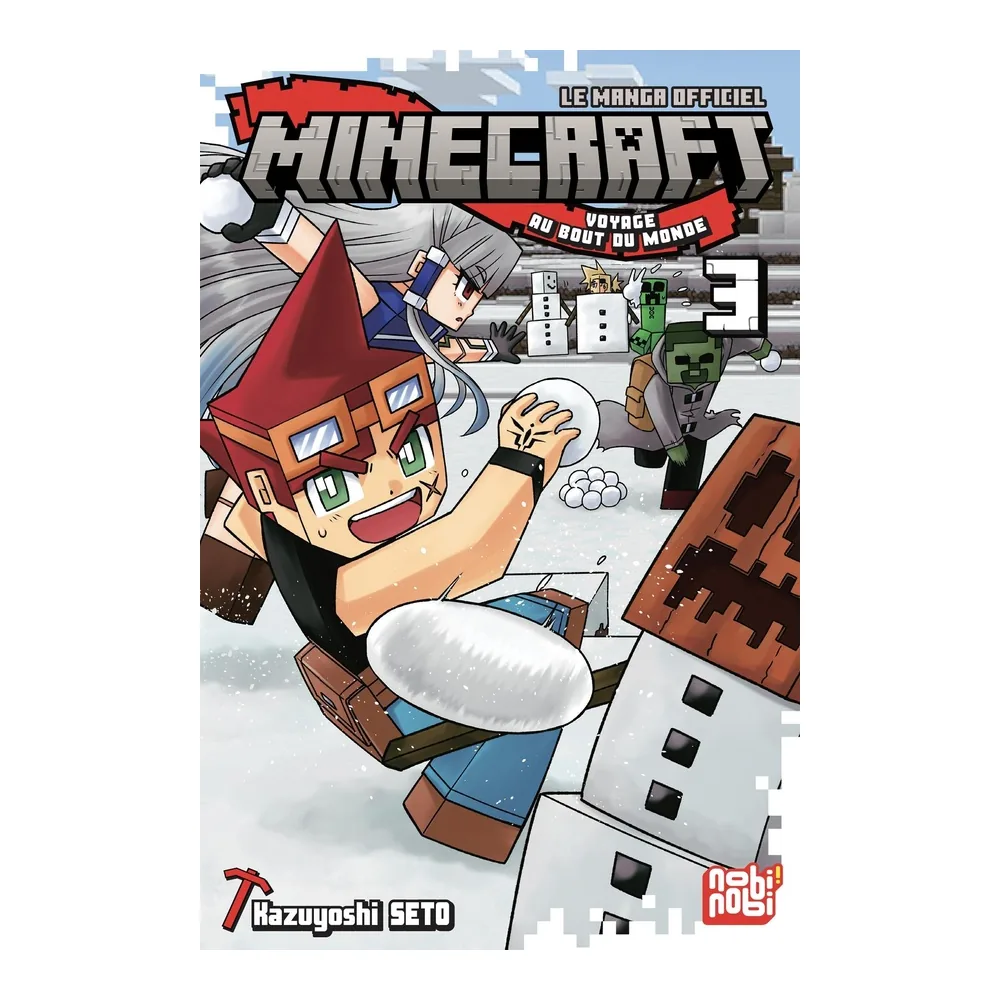 Minecraft, Le Manga Officiel - Voyage Au Bout Du Monde T03
