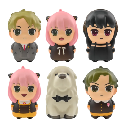 Spy x Family - Squish Hero - Figurines Anti-Stress 7,6 cm (Display 12)