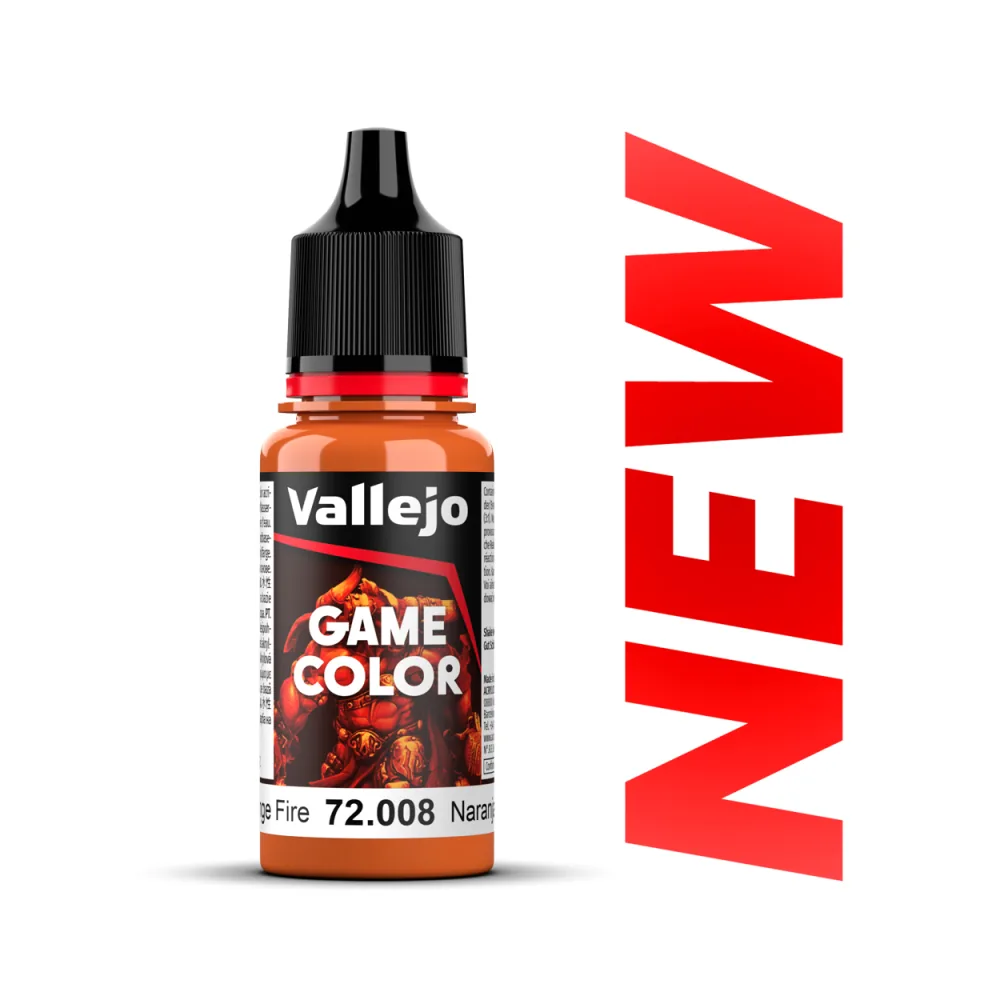 Orange Fire - Peinture Game Color 18ml - Vallejo