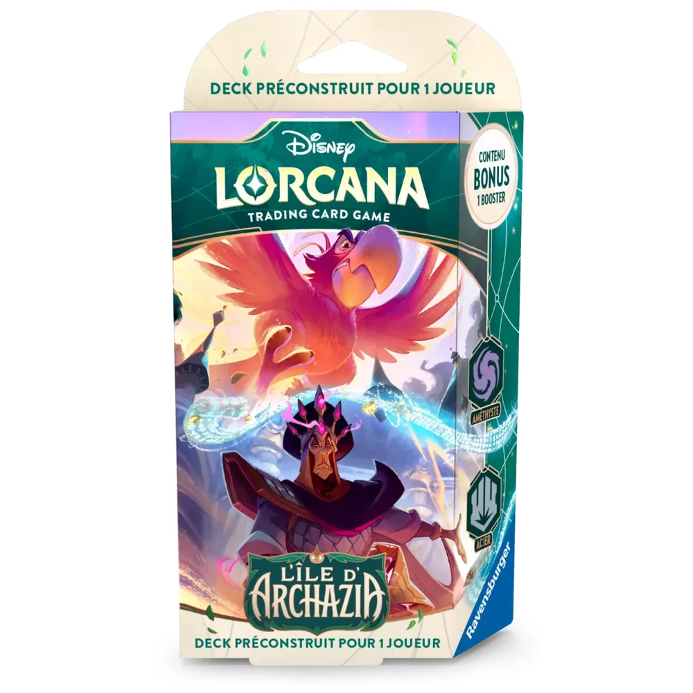 Lorcana Chapitre 7 : Deck de Démarrage Améthyste & Acier - Jafar et Iago