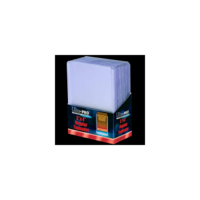 Ultra Pro : 25 Toploaders Regular Transparents 3x4