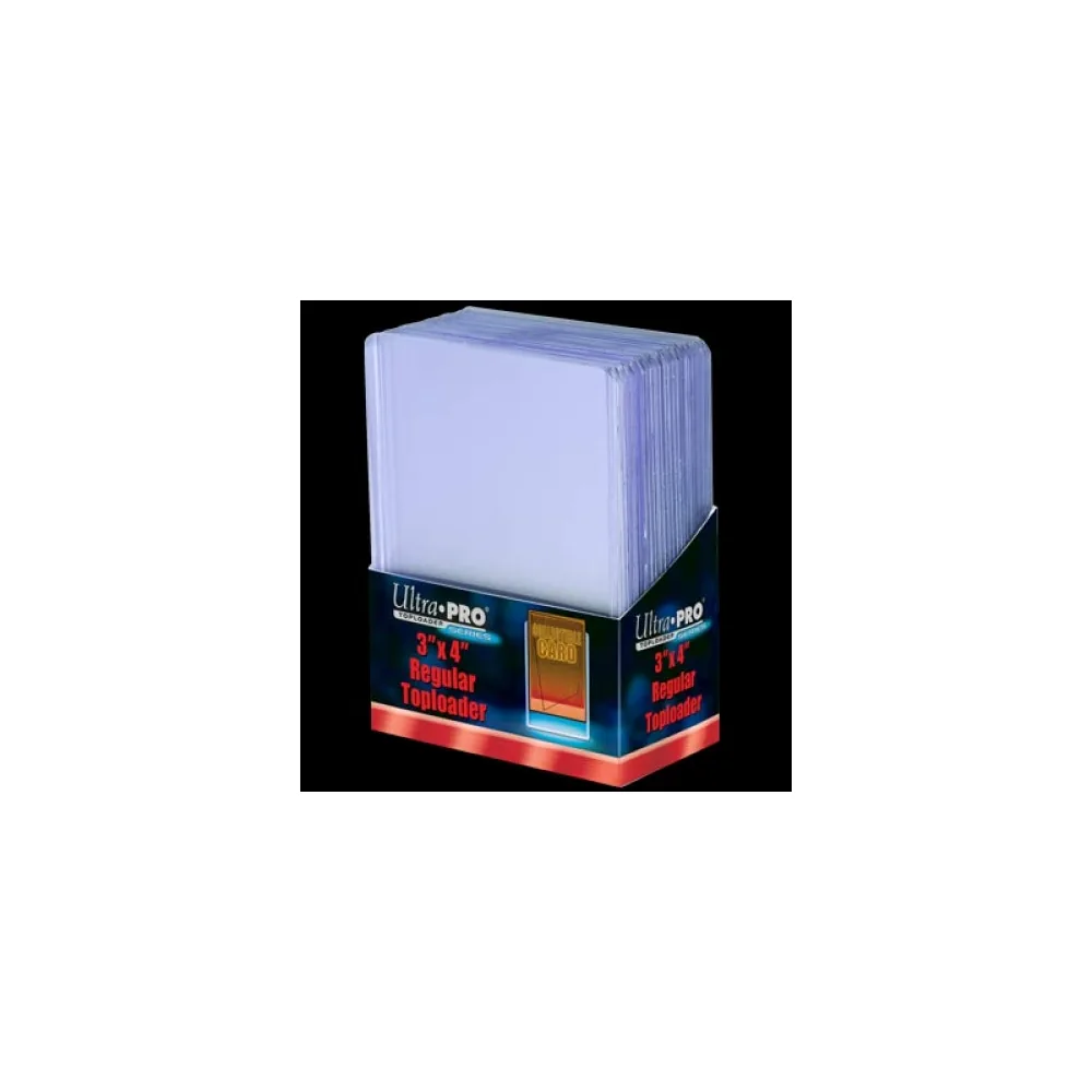 Ultra Pro : 25 Toploaders Regular Transparents 3x4