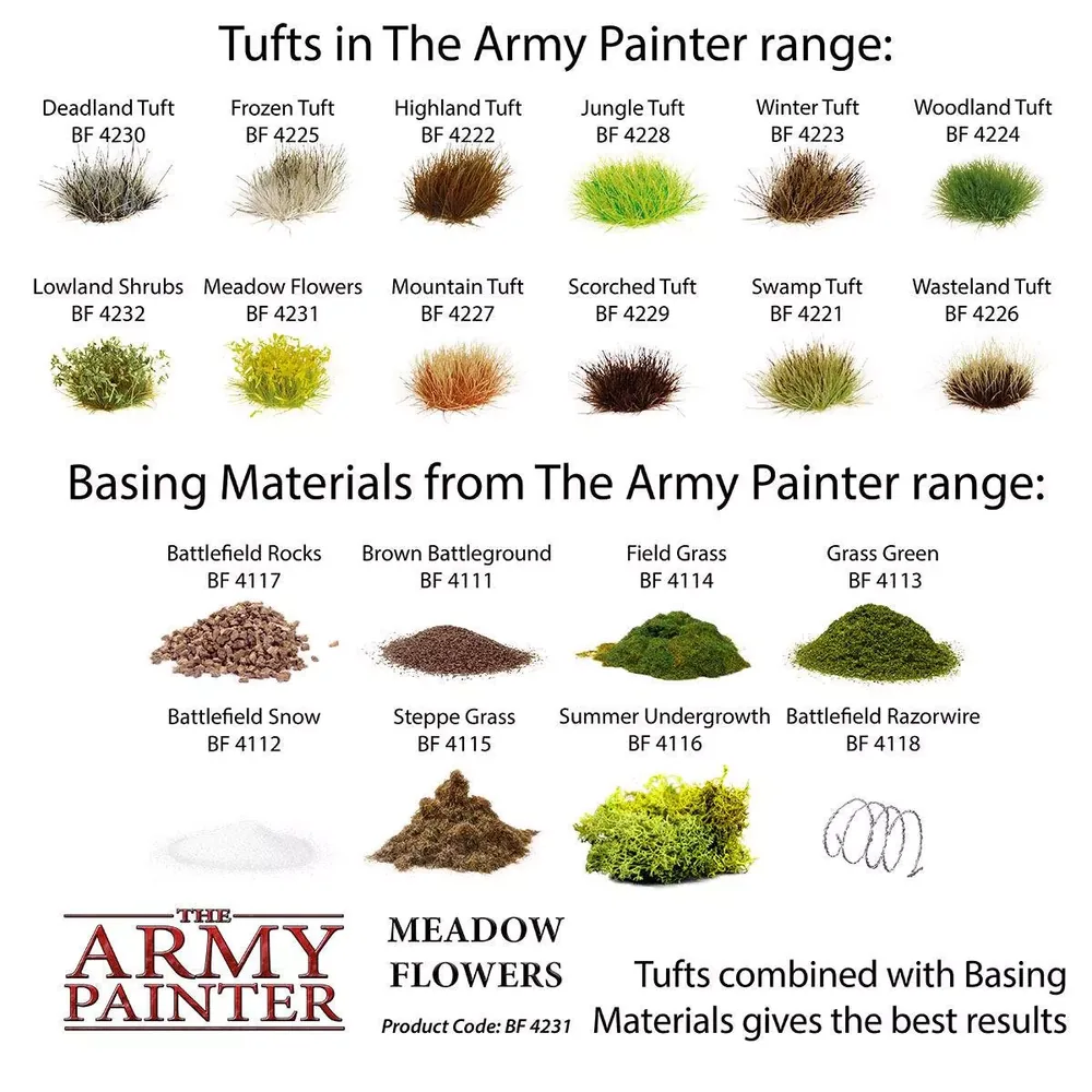 Touffes pour Socle Prairies Fleuries - Army Painter