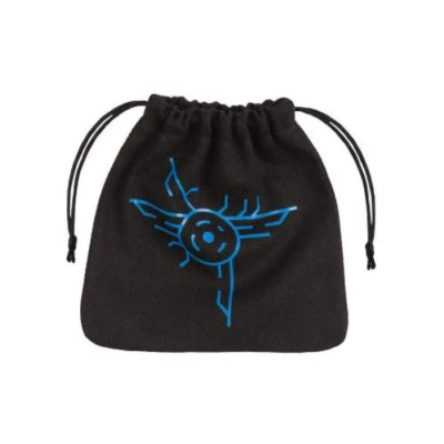 Sac à Dés Galactique Noir & Bleu - Q-Workshop