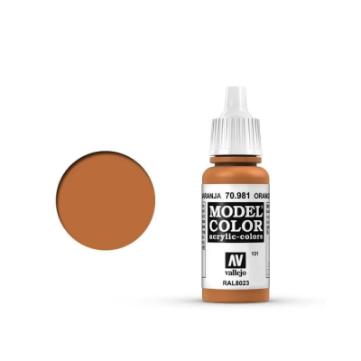 Vallejo Model Color Orange Brown 70.981 - 18ml