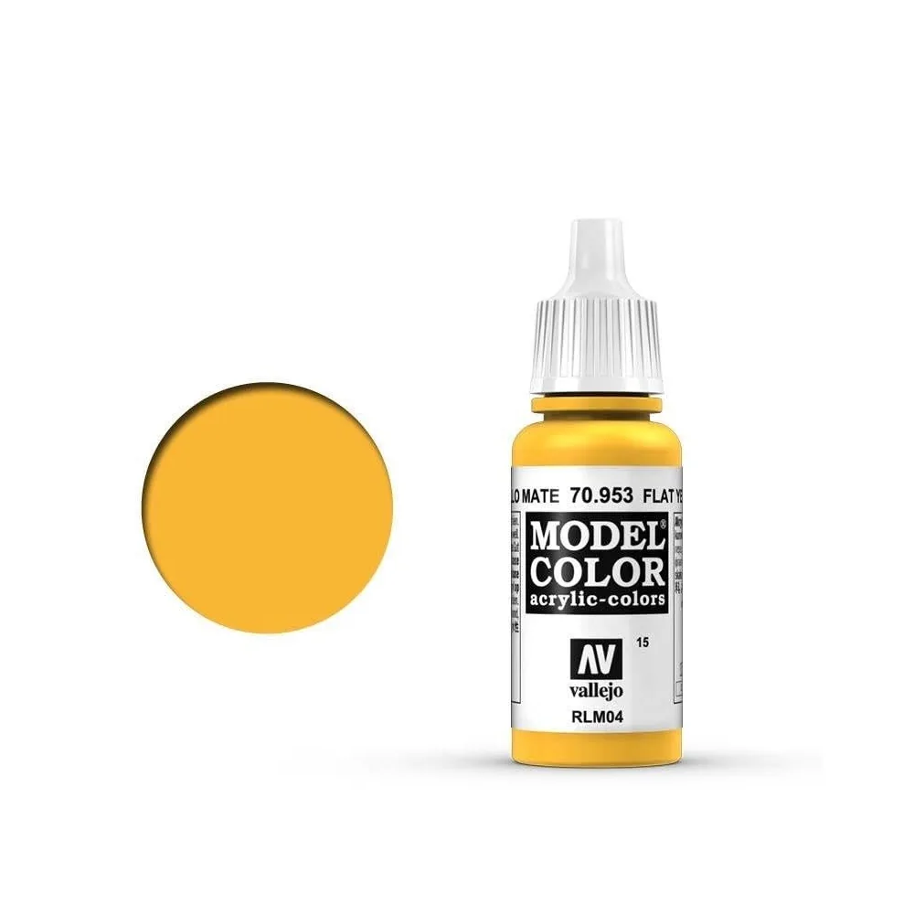 Vallejo Model Color - Jaune Mat / Flat Yellow - 18ml