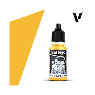 Vallejo Model Color - Jaune Mat / Flat Yellow - 18ml