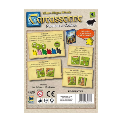 Carcassonne : Moutons et Collines (Extension)
