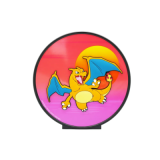 Pokémon - Dracaufeu Sunset - Lampe LED murale 20 cm