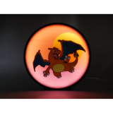 Pokémon - Dracaufeu Sunset - Lampe LED murale 20 cm