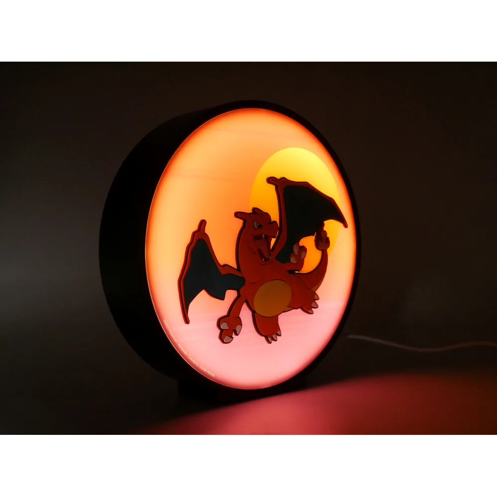 Pokémon - Dracaufeu Sunset - Lampe LED murale 20 cm