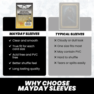 Mayday Sleeves Mini USA Premium 41x63mm - Pack de 50