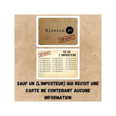 L'Imposteur - Jeu de Bluff et Association de Mots