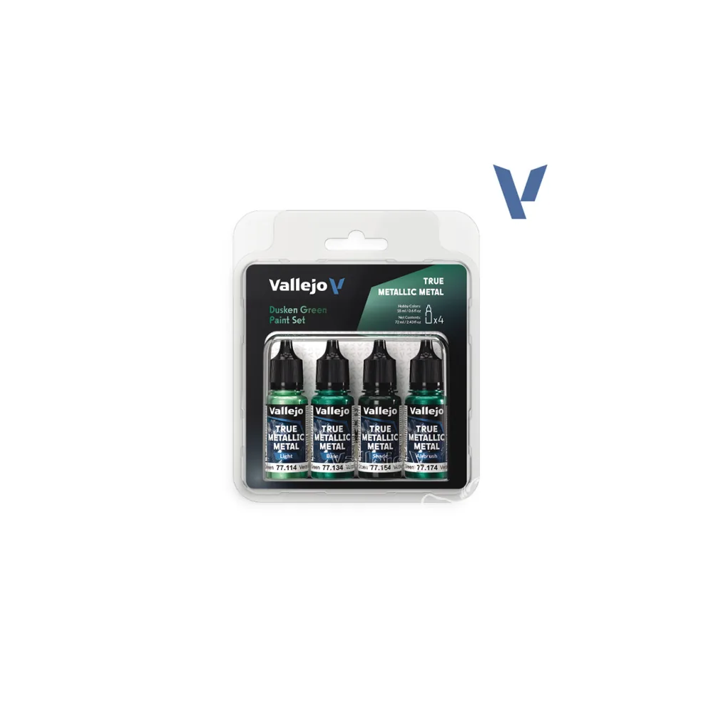 Set True Metallic Metal - Vert Sombre Vallejo