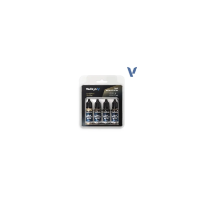 Set True Metallic Metal - Aged Metal Vallejo 77258